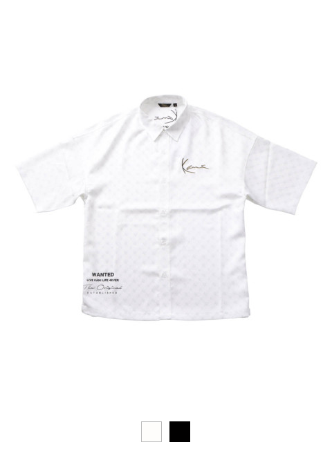 Karl Kani ビッグ ロゴ 総柄 ショルダーバッグ Karl Kani] PU ビッグ ロゴ 総柄 ショルダーバッグ Karl Kani